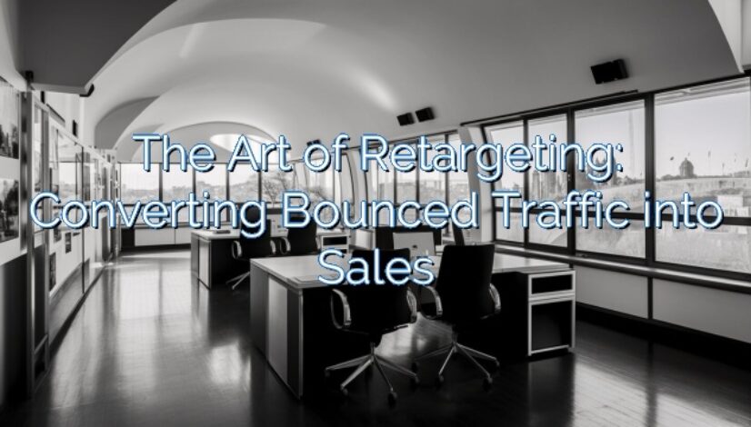 The Art of Retargeting: Converting Bounced Traffic into Sales