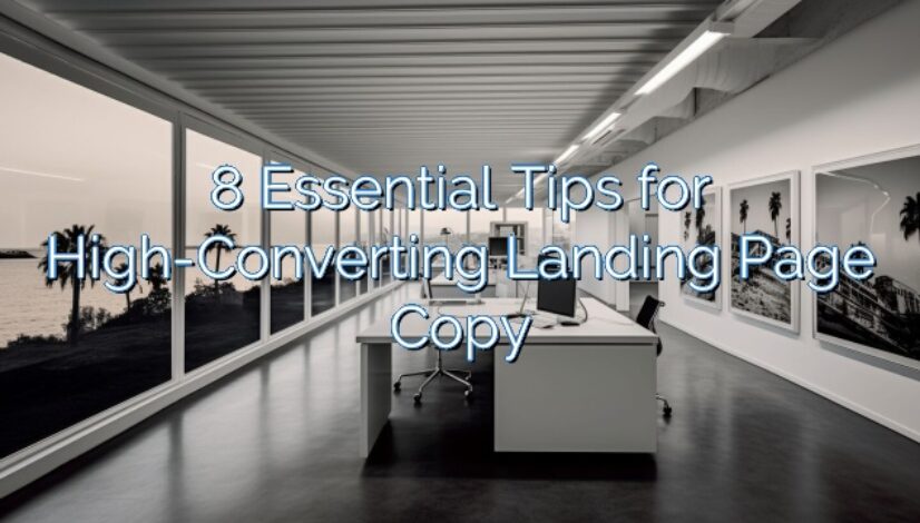 8 Essential Tips for High-Converting Landing Page Copy