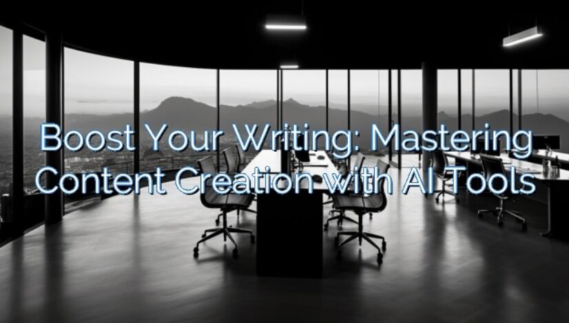 Boost Your Writing: Mastering Content Creation with AI Tools