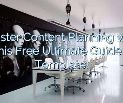 Master Content Planning with This Free Ultimate Guide & Template!