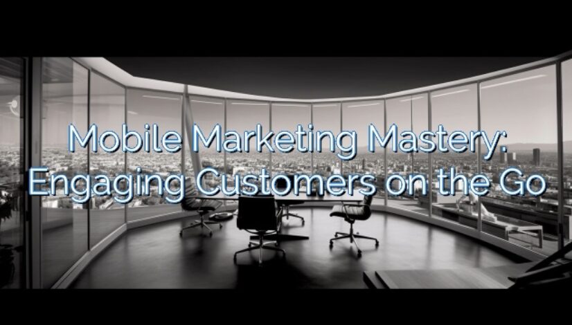 Mobile Marketing Mastery: Engaging Customers on the Go