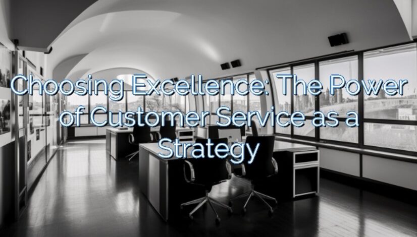 Choosing Excellence: The Power of Customer Service as a Strategy