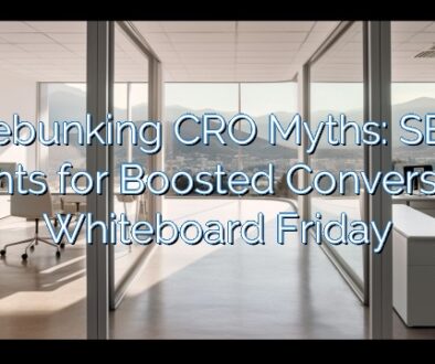 Debunking CRO Myths: SEO Insights for Boosted Conversions | Whiteboard Friday