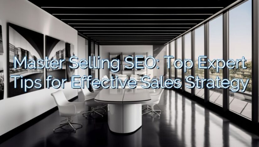 Master Selling SEO: Top Expert Tips for Effective Sales Strategy