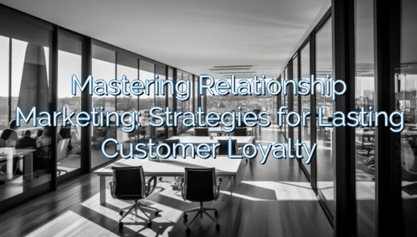 Mastering Relationship Marketing: Strategies for Lasting Customer Loyalty