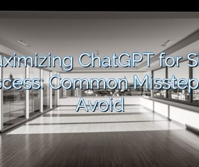 Maximizing ChatGPT for SEO Success: Common Missteps to Avoid