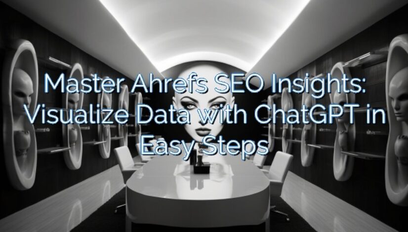 Master Ahrefs SEO Insights: Visualize Data with ChatGPT in Easy Steps