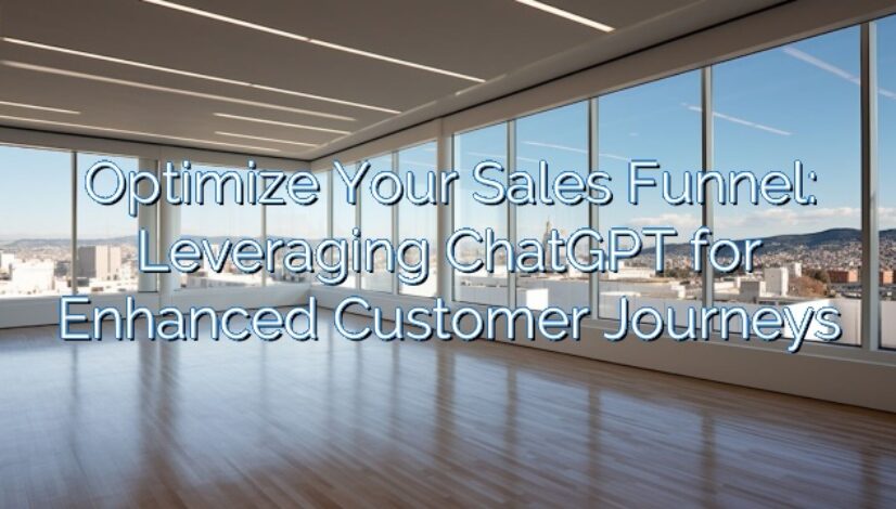 Optimize Your Sales Funnel: Leveraging ChatGPT for Enhanced Customer Journeys