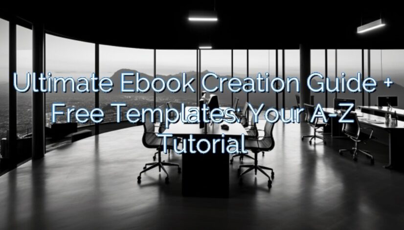 Ultimate Ebook Creation Guide + Free Templates: Your A-Z Tutorial