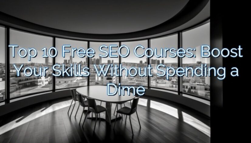 Top 10 Free SEO Courses: Boost Your Skills Without Spending a Dime