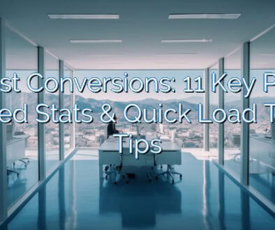 Boost Conversions: 11 Key Page Speed Stats & Quick Load Time Tips