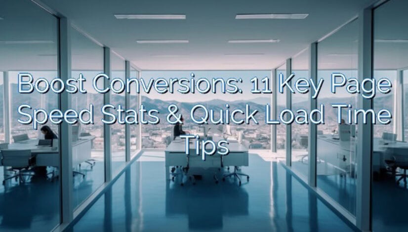 Boost Conversions: 11 Key Page Speed Stats & Quick Load Time Tips