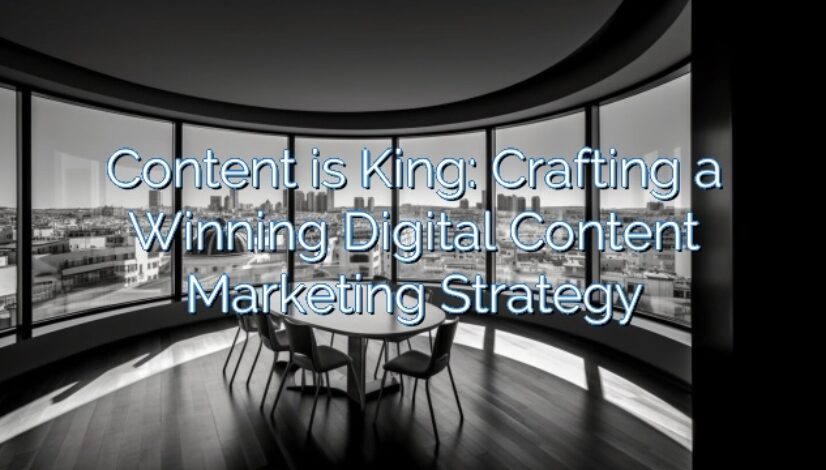 Content is King: Crafting a Winning Digital Content Marketing Strategy
