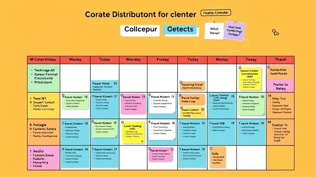 plan your content schedule