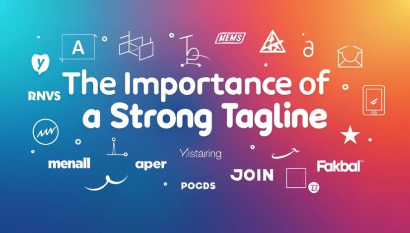 strong tagline enhances branding
