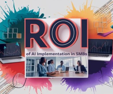 graphicv that says The_ROI_of_AI_Implementation_in_SMBs