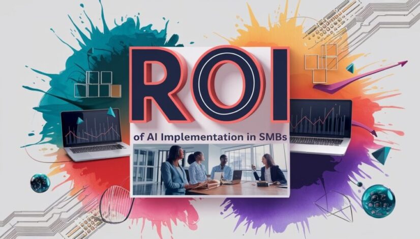 graphicv that says The_ROI_of_AI_Implementation_in_SMBs