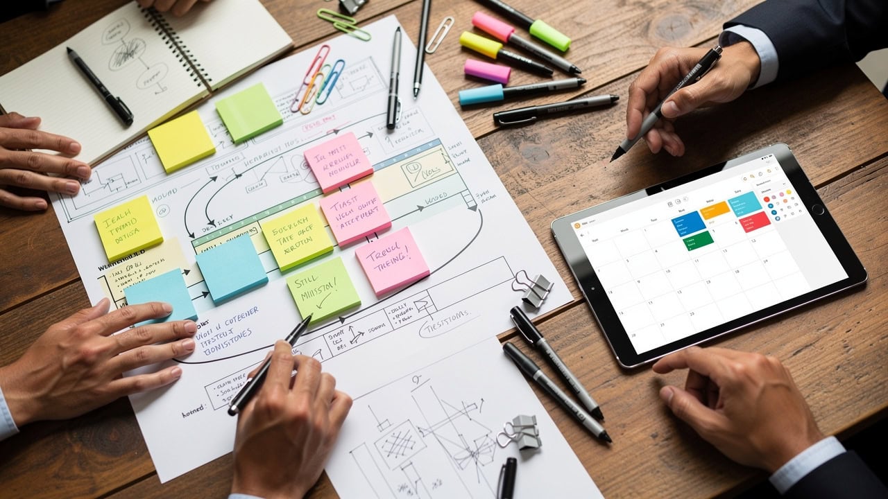 Business strategy planning and implementation roadmap