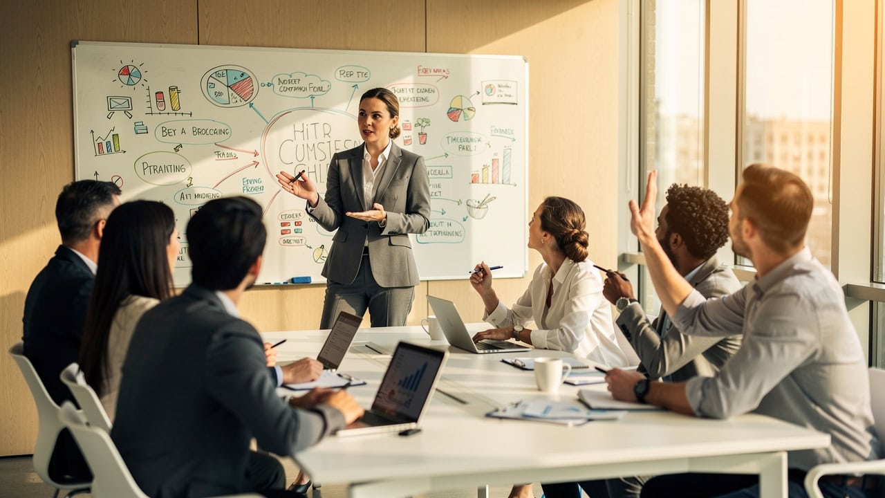Team training session for skill development